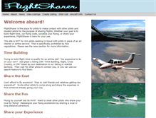 Tablet Screenshot of flightsharer.org
